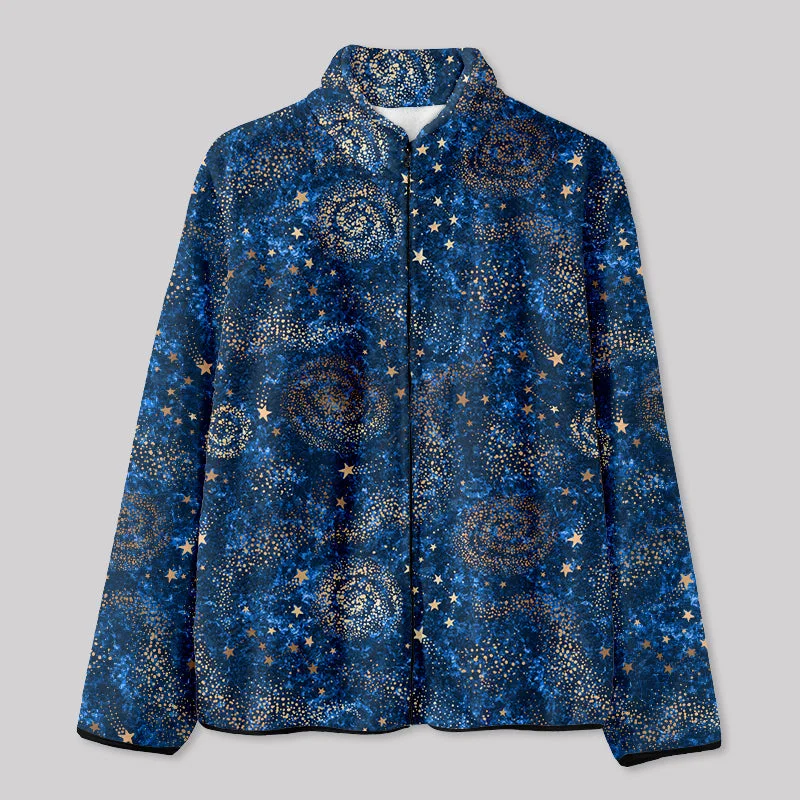 Winter Jacket-The Starry Night Fleece Jacket