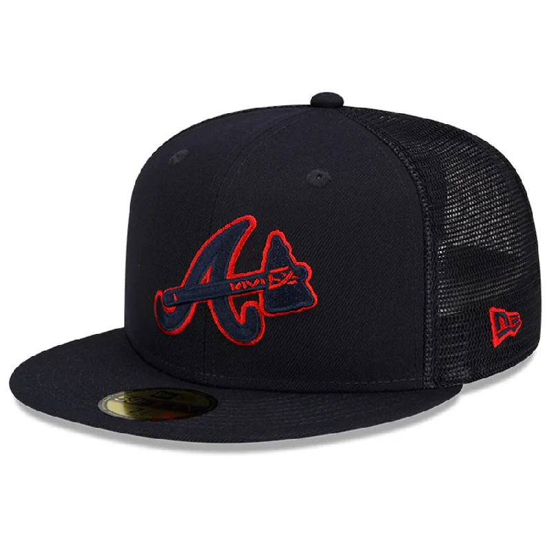 Luxury Hat-Atlanta Braves New Era 2022 Batting Practice 59FIFTY Fitted Hat - Navy