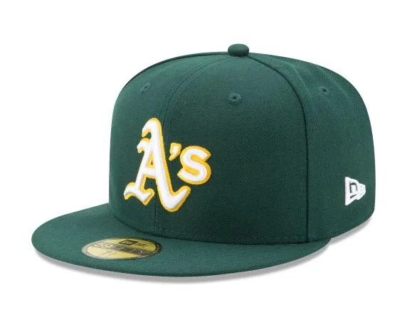 Trendsetting Hat-OAKLAND ATHLETICS ROAD COLLECTION 59FIFTY FITTED-ON-FIELD COLLECTION-GREEN