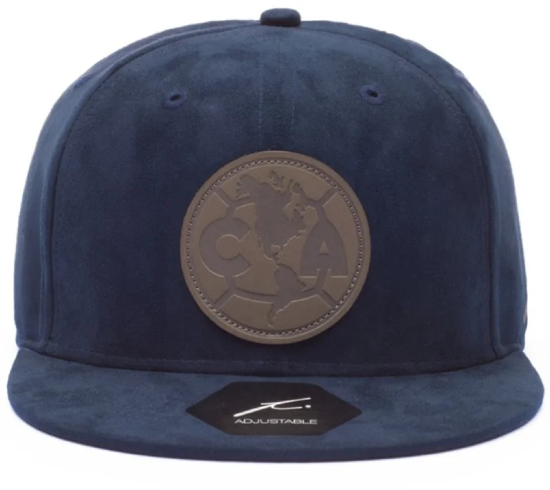 Woolen Hat-FI COLLECTION CLUB AMERICA TIFOSO FITTED HAT-NAVY