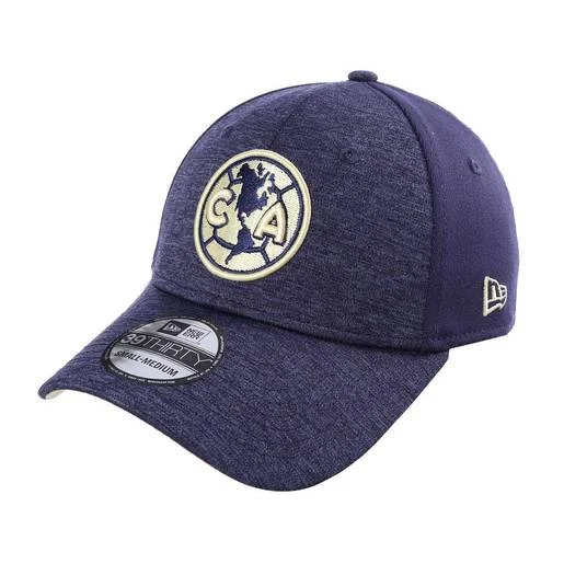 Warm Hat-NEW ERA CLUB AMERICA 39THIRTY FLEXFIT HAT-NAVY/YELLOW