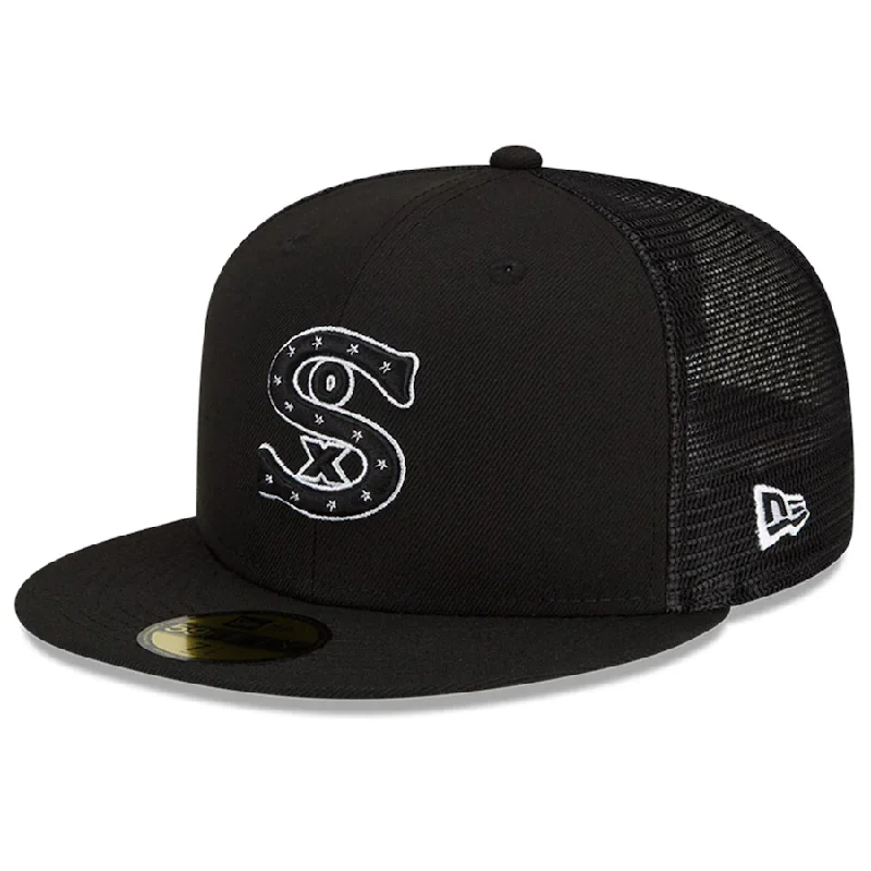 Active Lifestyle Hat-New Era Chicago White Sox 2022 Batting Practice 59FIFTY Fitted Hat - Black