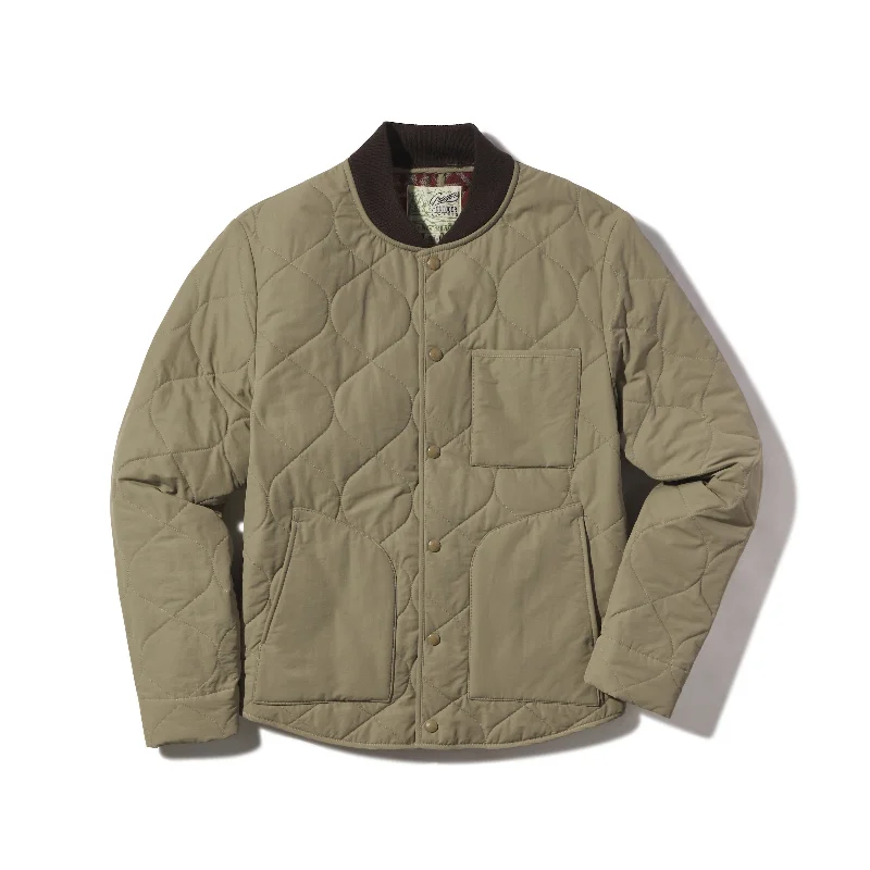 Trendy Jacket-New Daines Quilted Bomber - Dusty Olive