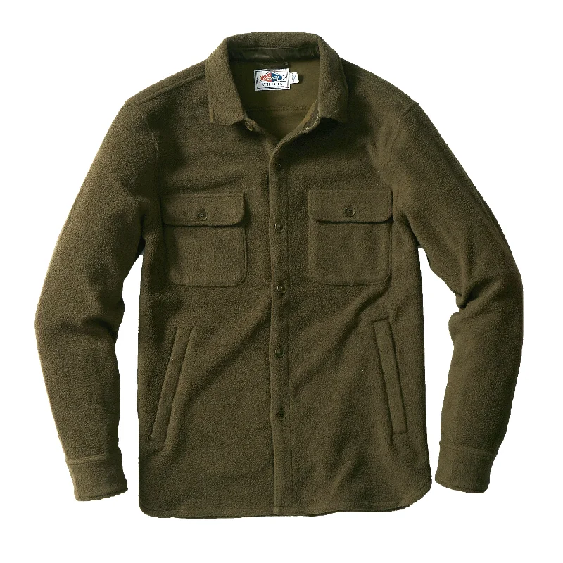 Warm Jacket-Micro Fleece CPO - Loden