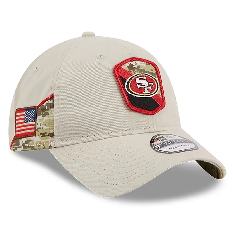 Sports Team Hat-NEW ERA SAN FRANCISCO 49ERS Salute to Service 9TWENTY Adjustable  2023