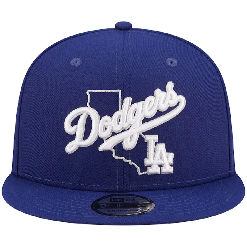 Relaxed Fit Hat-New Era Los Angeles Dodgers State Logo 9FIFTY Snapback Hat