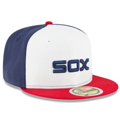 Stylish Fedora Hat-New Era Kids Chicago White Sox Authentic Collection 59Fifty Fitted