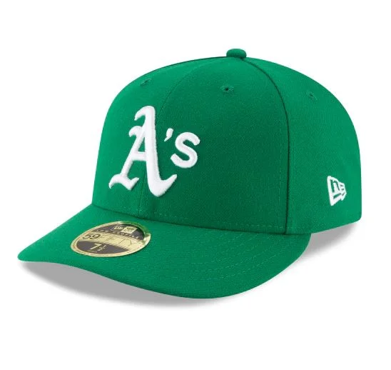 Hiking Gear Hat-OAKLAND ATHLETICS ALTERNATE COLLECTION LOW PROFILE 59FIFTY FITTED-ON-FIELD COLLECTION-GREEN