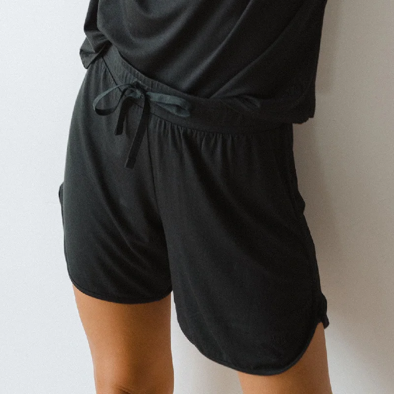 Formal Pants-Serenity Shorts, Black