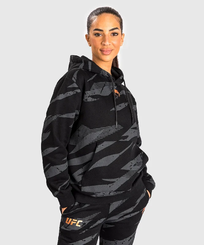 Camo Hoodie-UFC Adrenaline by Venum Fight Week Women’s Pullover Hoodie - Urban Camo