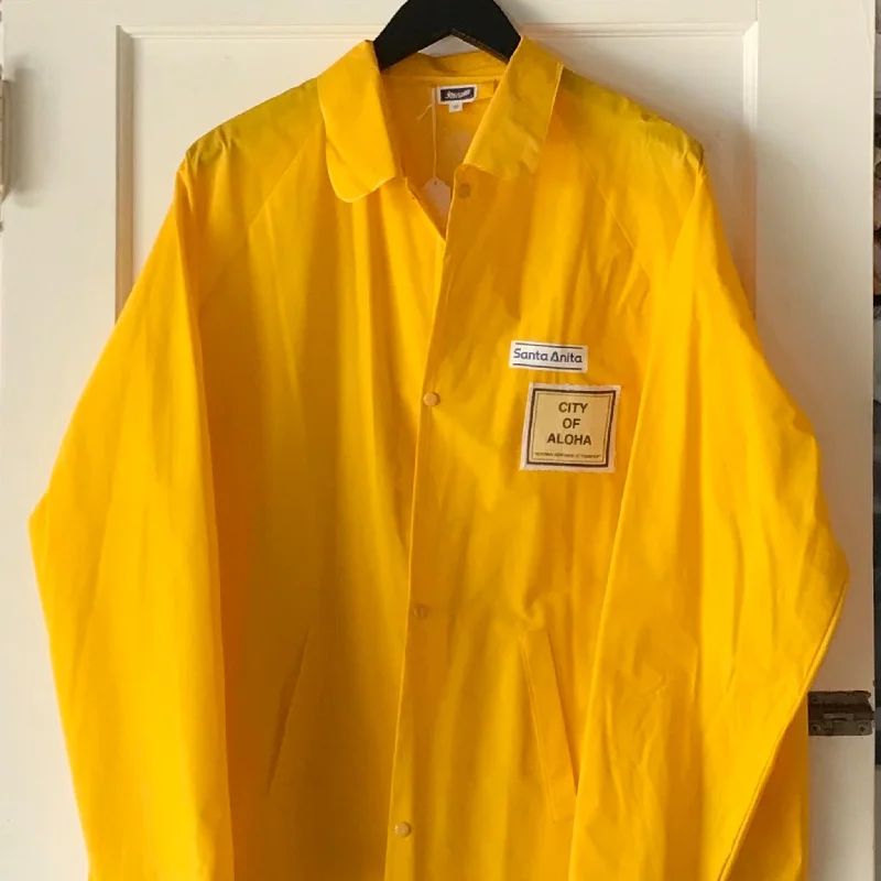 Travel-ready Jacket-City of Aloha x Santa Anita Parking Attendant Rain Jacket