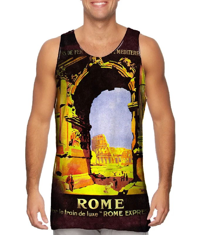 Zip-up Vest-Rome Express Italy 022