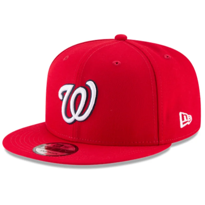 Active Lifestyle Hat-WASHINGTON NATIONALS TEAM COLOR BASIC 9FIFTY SNAPBACK-RED