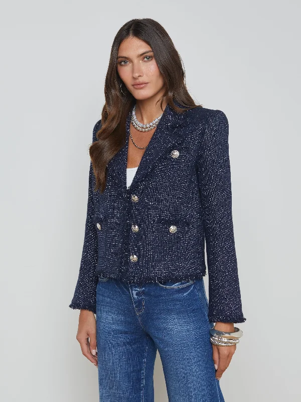 Elegant Jacket-Sylvia Collared Jacket