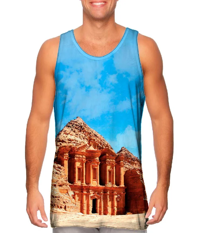 Athletic Sleeveless-Petra Jordan Monastery