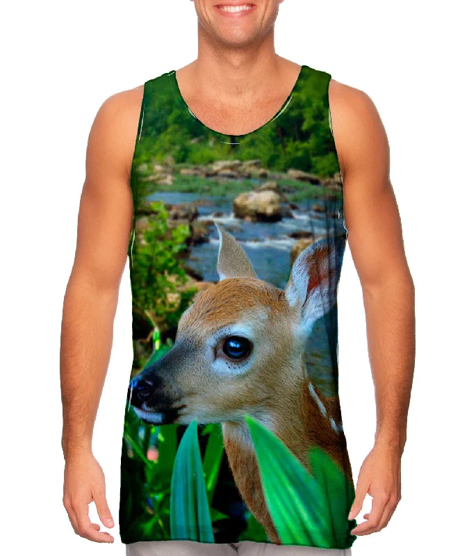 Bold Logo Tank-River Deer Fawn