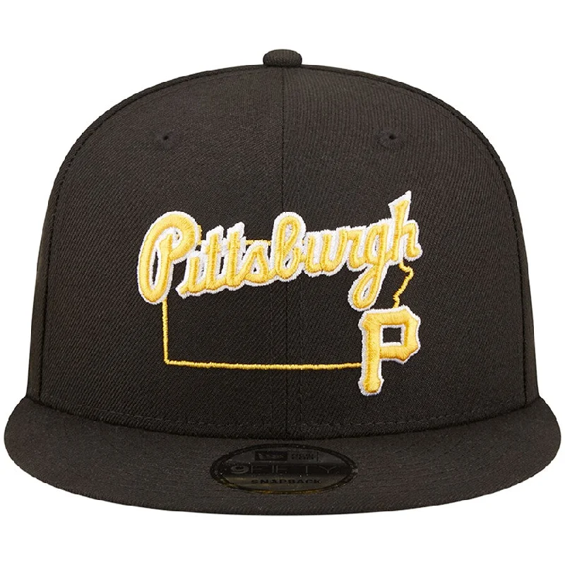 Cap Hat-New Era Pittsburgh Pirates State Logo 9FIFTY Snapback Hat