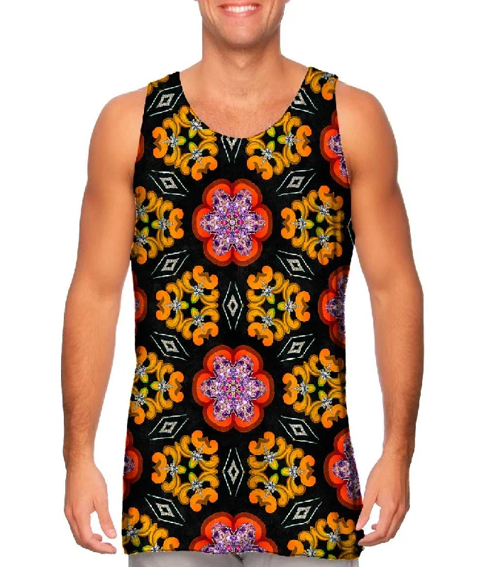 Cool Tank-Pittsburgh Flowers Pattern