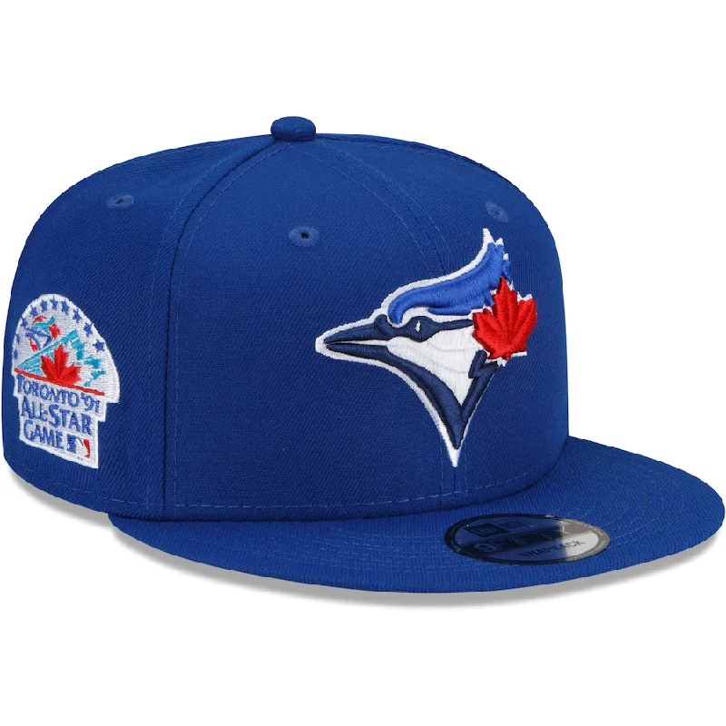 Travel Style Hat-New Era Toronto Blue Jays Royal 1991 MLB All-Star Game Patch Up 9FIFTY Snapback Hat