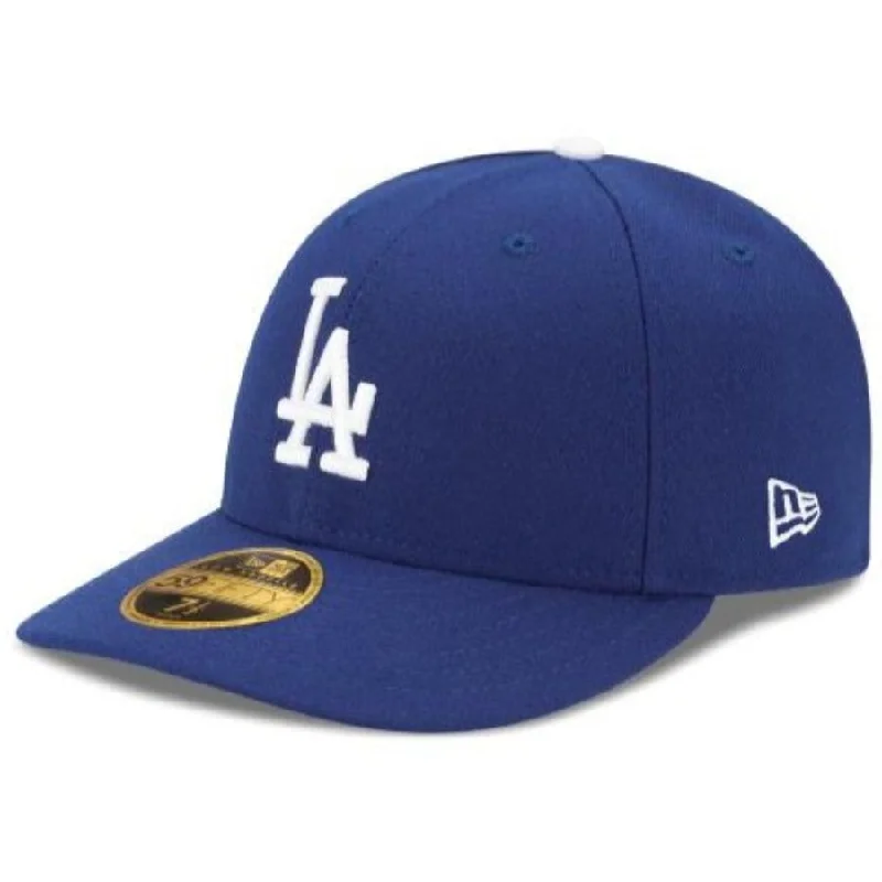 Travel-ready Hat-LOS ANGELES DODGER NEW ERA HOME AUTHENTIC COLLECTION 59FIFTY FITTED-ON-FIELD COLLECTION Low Profile -BLUE