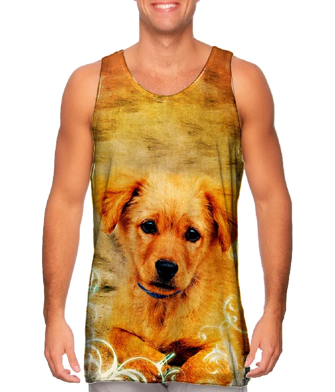 V-neck Tank-Rocky Puppy