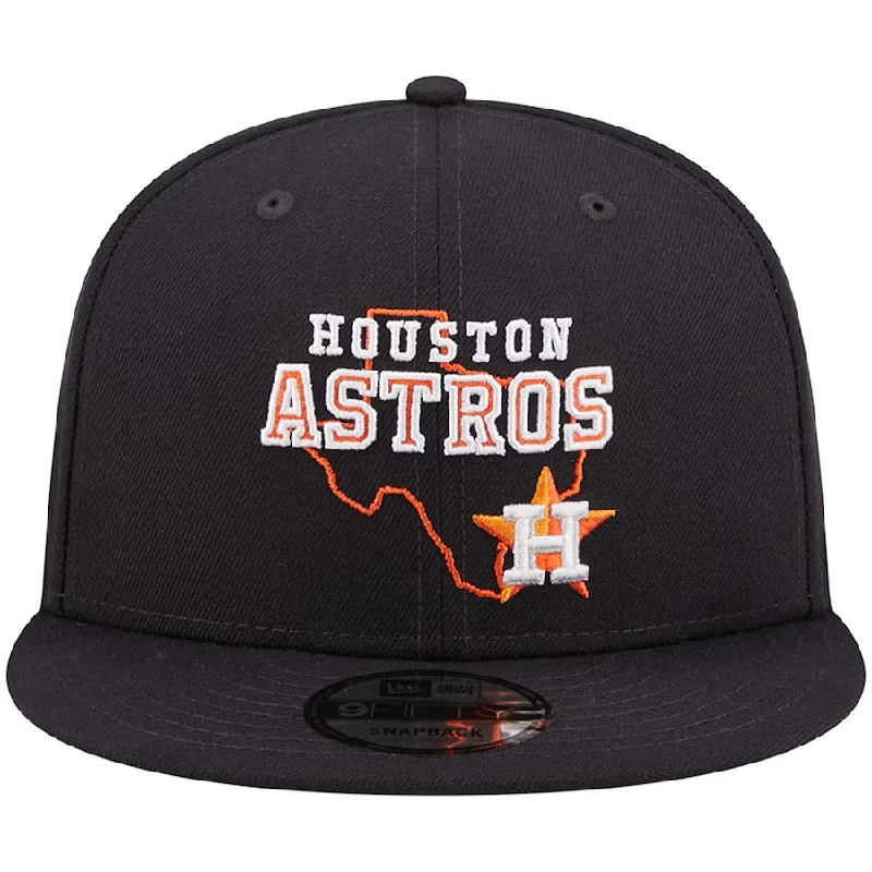 Leather Hat-New Era Houston Astros State Logo 9FIFTY Snapback Hat