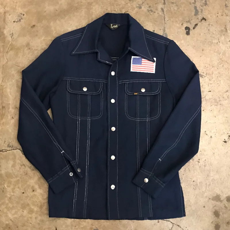 Motorcycle Jacket-OG LEE WEST CAL. 45 SNAP FRONT SHIRT JACKET