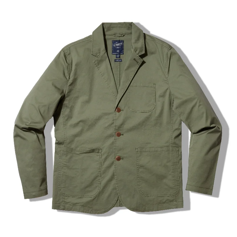 Bomber Jacket-Thompson Flex Stretch Blazer - Olivine