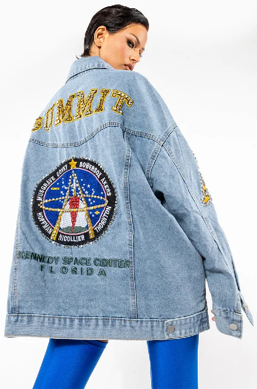 Mountain Jacket-SPACE CADET DENIM JACKET