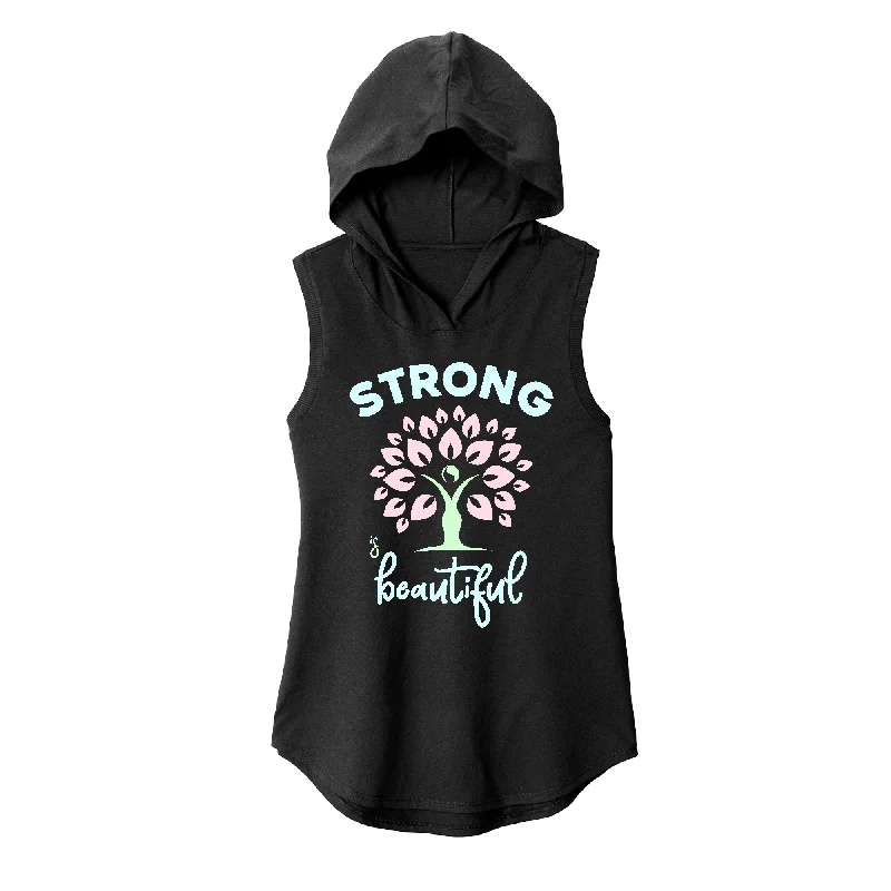 Festival Hoodie-Strong is Beautiful OG Sleeveless Hoodie