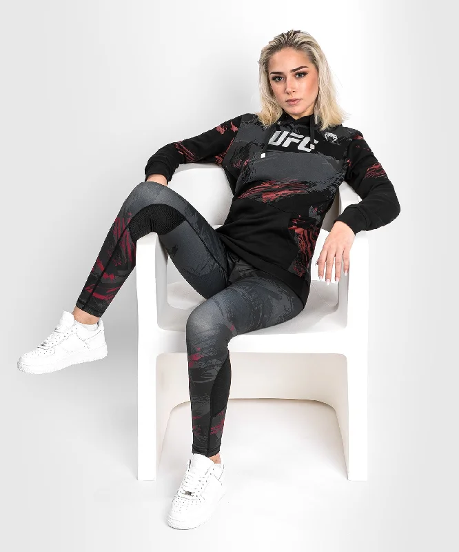 Performance Hoodie-UFC Venum Authentic Fight Week 2.0 Women’s Pullover Hoodie - Black/Red