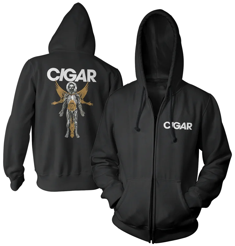 Urban Hoodie-CIGAR - "The Visitor" (Black) (Zip Hoodie)