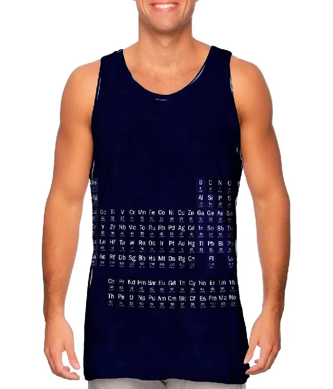 Sleeveless Sports Top-Periodic Table