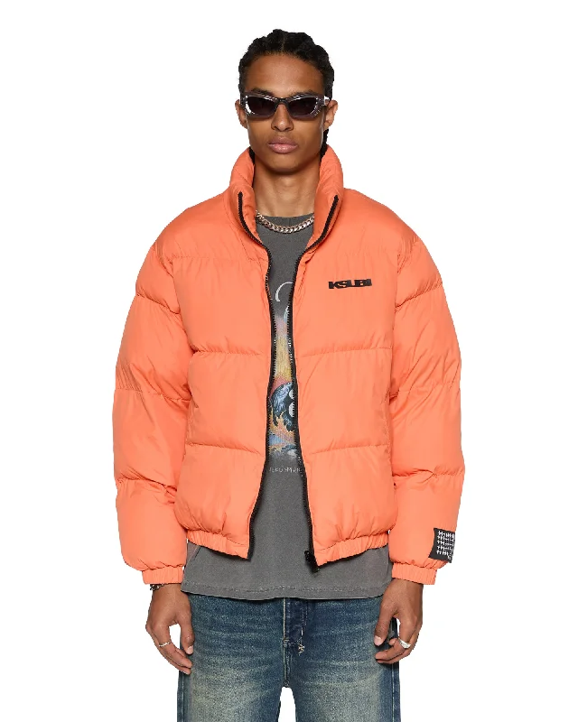 Modern Bomber Jacket-SOTT PUFFER JACKET RUST