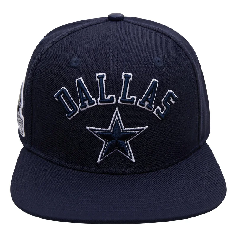 Customizable Hat-PRO STANDARD DALLAS COWBOYS STACKED LOGO SNAPBACK HAT