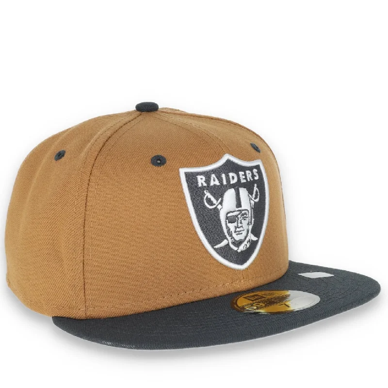 Pom Hat-NEW ERA LAS VEGAS RAIDERS 59FIFTY COLOR PACK-TAN/GREY