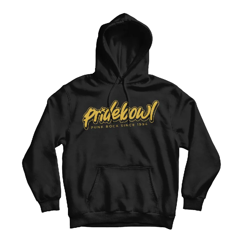 Printed Hoodie-PRIDEBOWL - "Hostage" (Black) (Pullover Hoodie)