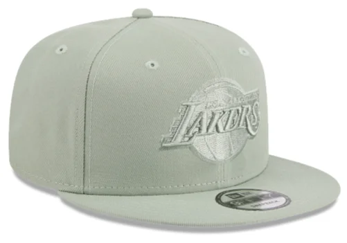 Designer Sun Hat-New Era Youth Los Angeles Lakers Color Pack 9FIFTY Snapback Hat-Evergreen