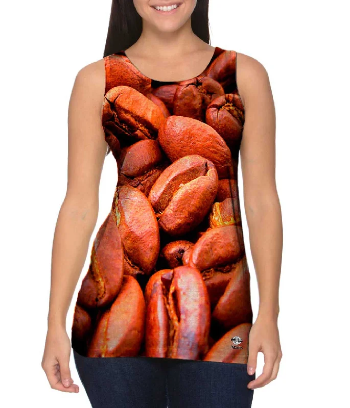 Comfortable Muscle Tank-Roasted Coffee Beans