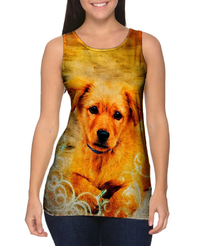 Relaxed Fit Tank-Rocky Puppy