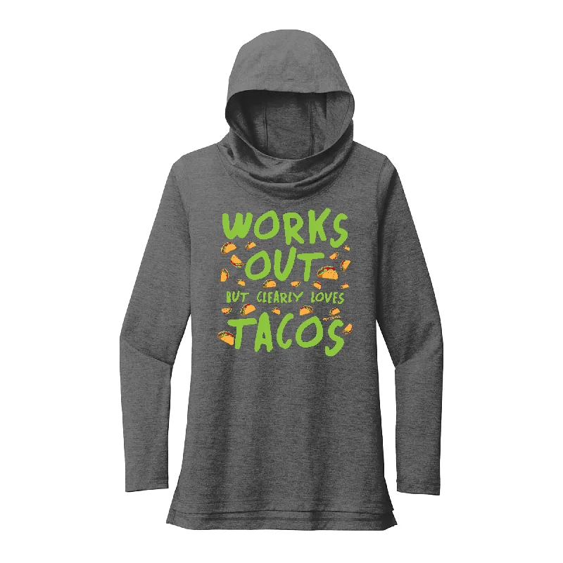 Sports Team Hoodie-Clearly Loves Tacos Performance Hoodie