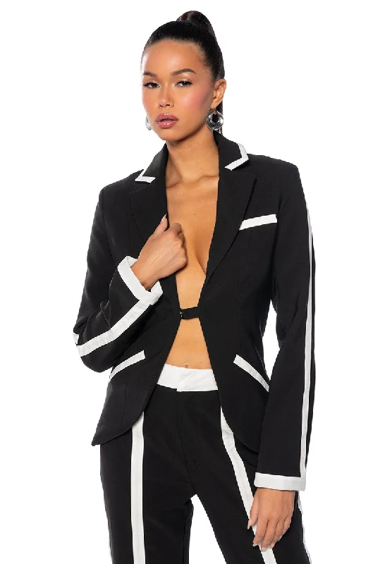 Motorcycle Jacket-DAY TO NIGHT BLAZER JACKET