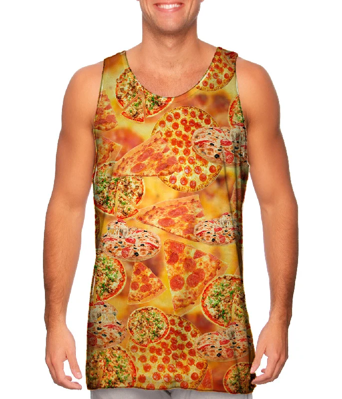 Casual Fit Tank-Pizza Galore