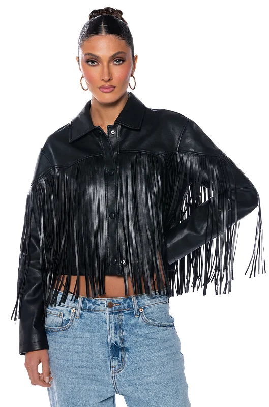 Camo Jacket-AZALEA WANG COUNT IT FRINGE BOXY JACKET IN PU