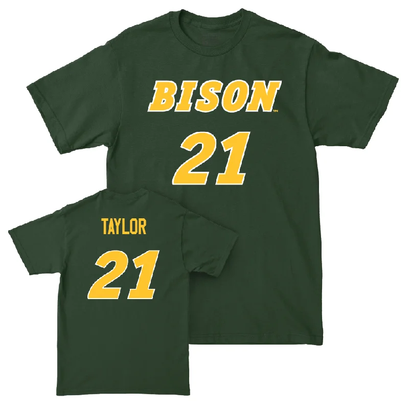 Festival Fashion T-shirt-Green Football Player Tee - Noah Taylor