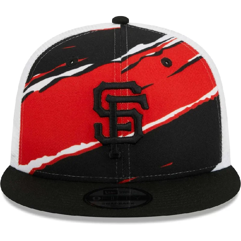 Relaxed Baseball Hat-New Era Youth San Francisco Giants Tear Trucker 9FIFTY Snapback Hat