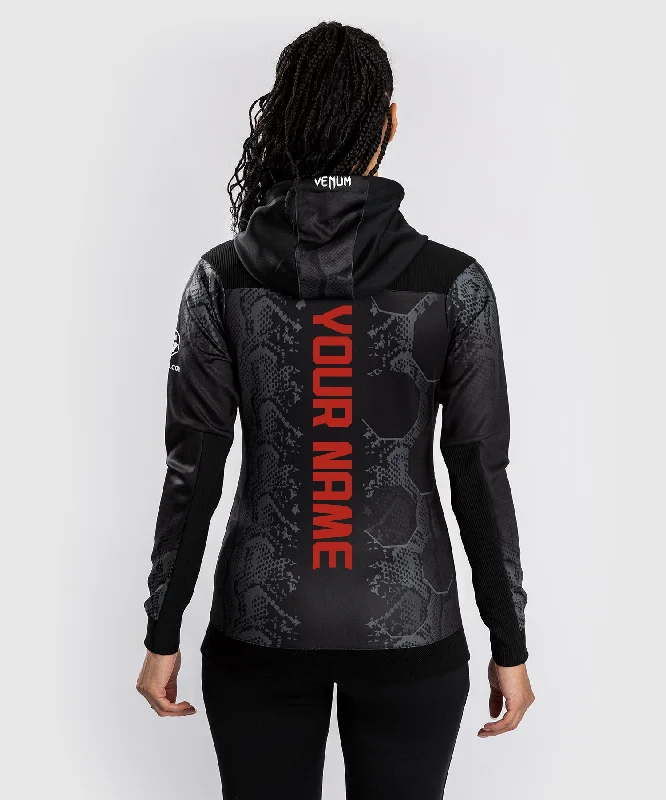 Eco-friendly Hoodie-UFC Adrenaline by Venum Personalized Authentic Fight Night  Women's Walkout Hoodie - Black