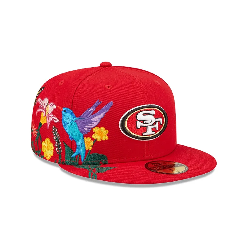 Wool Hat-NEW ERA SAN FRANCISCO 49ERS BLOOMING 59FIFTY FITTED HAT