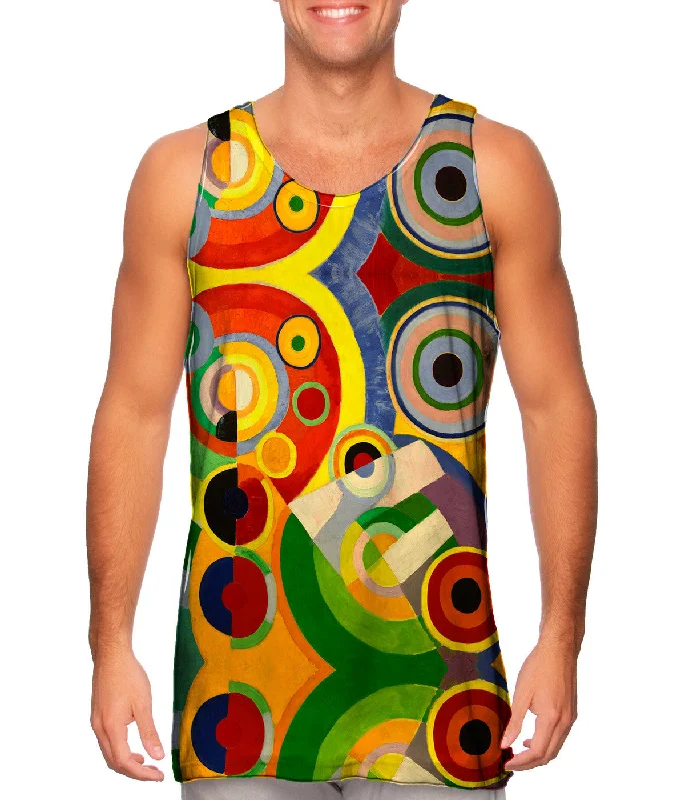 Graphic Tank Top-Robert Delaunay - "Rhythm" (1912)