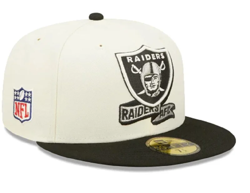 Fashionable Hat-NEW ERA LAS VEGAS RAIDERS OFFICIAL ON-FIELD SIDELINE 59FIFTY FITTED